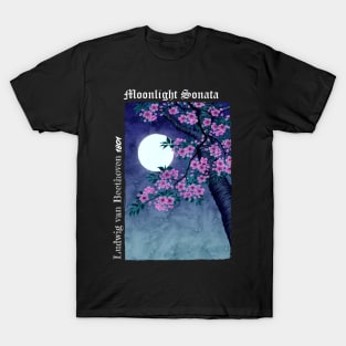 Moonlight Sonata - Black T-Shirt